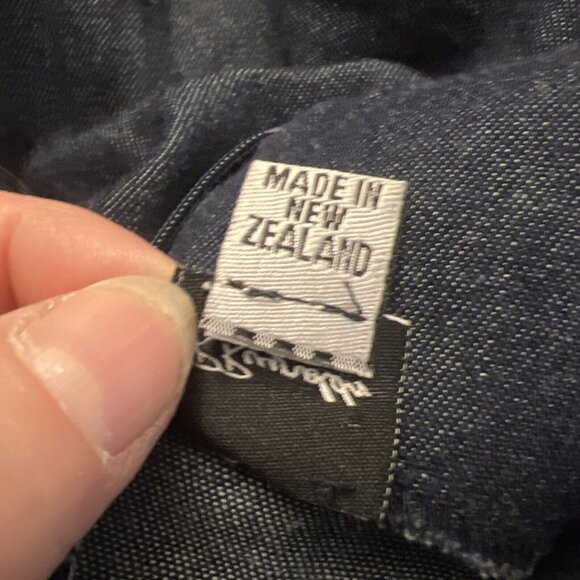 Vintage Robyn Reynolds Jeans Dark Denim Romper Jumpsuit Womens New Zealand 10 - Picture 5 of 8